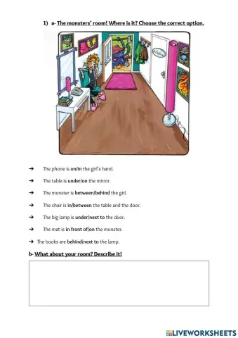 Prepositions of place