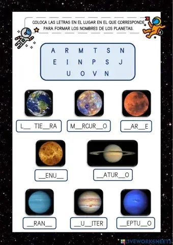 El universo. los planetas