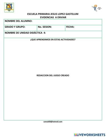 Ficha de Educación Física