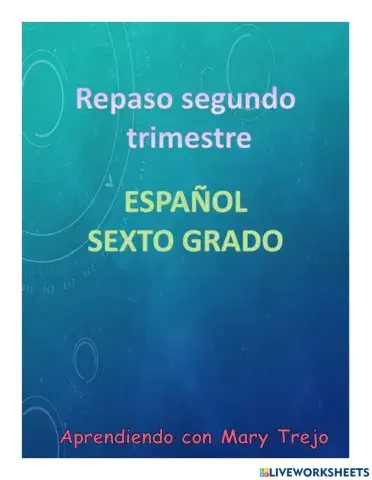 REPASO ESPAÑOL SEXTO