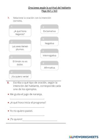 Español 2G-P163 repaso