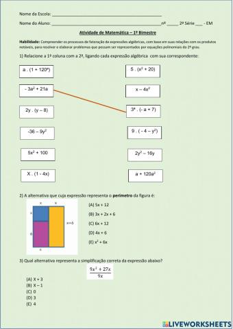 Atividade Recuperação Intensiva