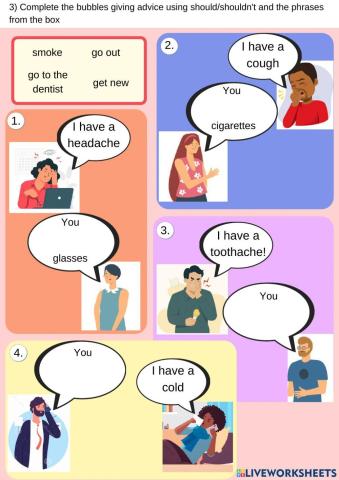 Health Problems + give advice