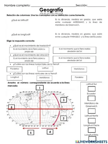 Paralelos y meridianos 2