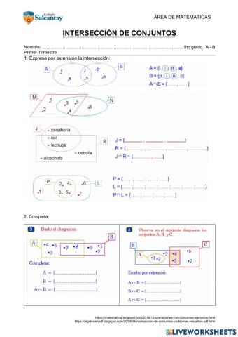 Intersección de Conjuntos