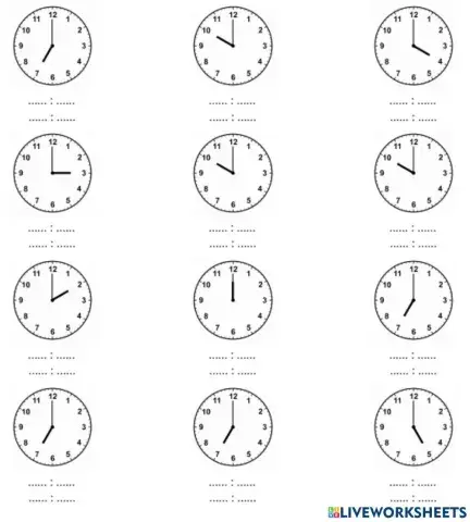 Kell, pärastlõunased kellaajad