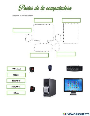 Partes de la computadora