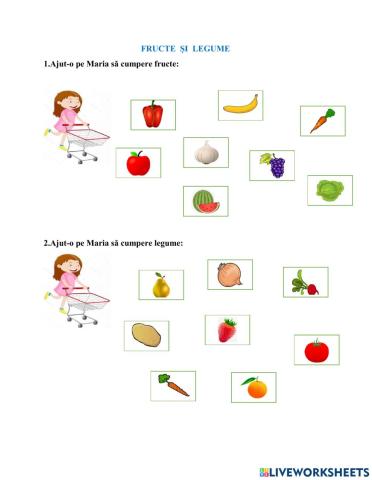 Fructe și legume
