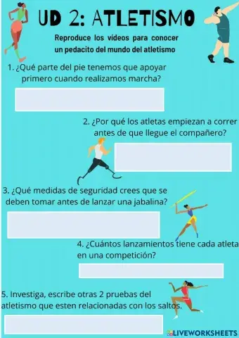 Evaluación inicial atletismo