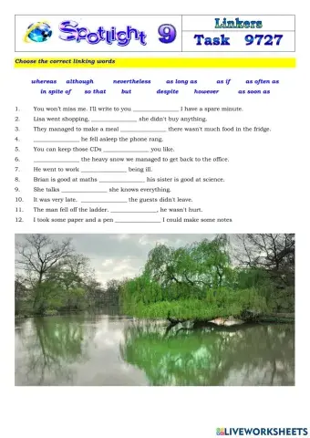 Spotlight 9 Task 9727