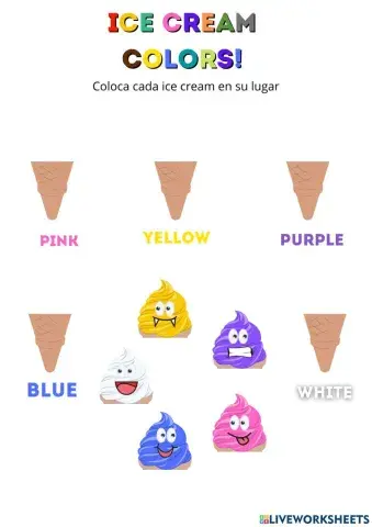 Ice cream colors