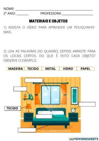 Materiais e objetos