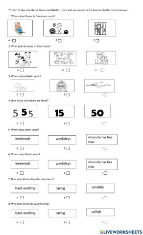 Voluntary Work Listening