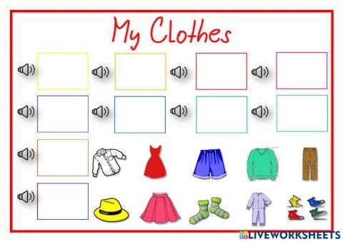 First Friends 1 - My Clothes