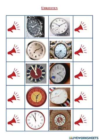 Uhrzeiten