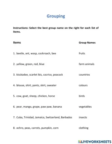 Grouping 1