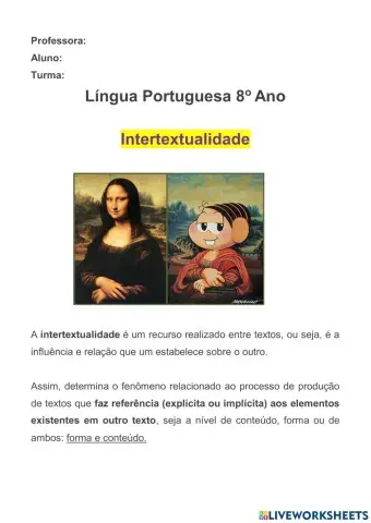 Intertextualidade