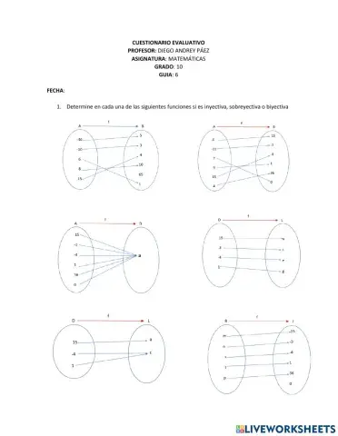 Propiedades de las funciones
