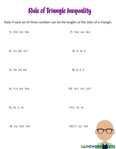 Triangle inequality