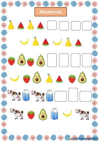 Secuencias de figuras