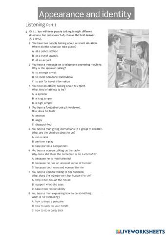 Appearance and identity