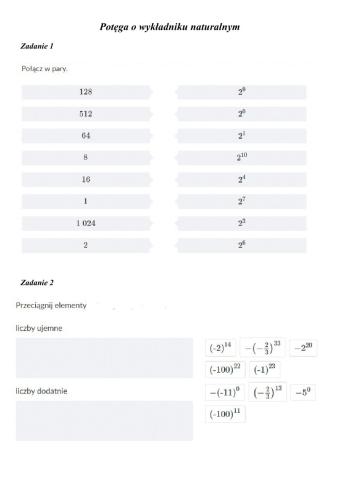 Potęga o wykładniku naturalnym