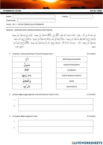 Pel 7 - Setiap Orang Ialah Pemimpin