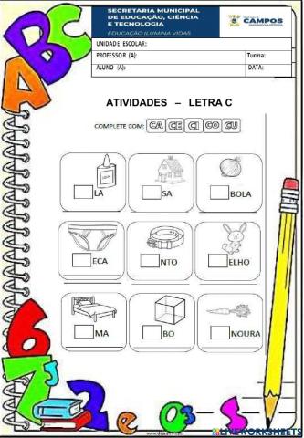 Família silábica C