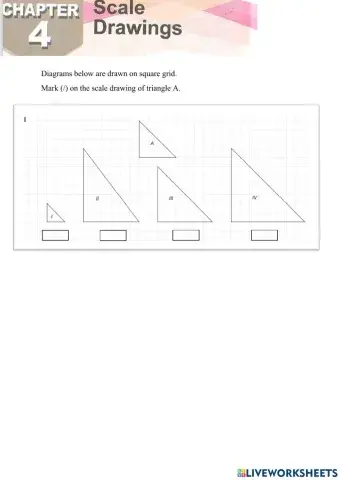 Scale drawing maths form 3