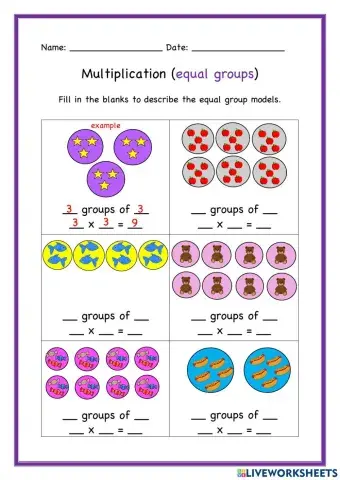 Multiplication (equal groups)