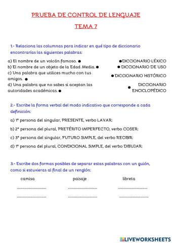 Prueba control tema 7