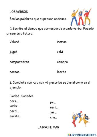 Verbos y ortografía