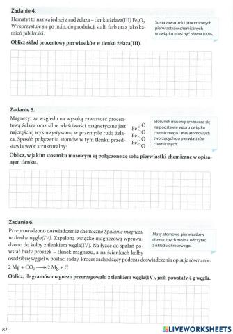 Obliczenia stechiometryczne