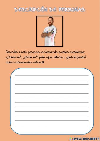 Descripción de personas