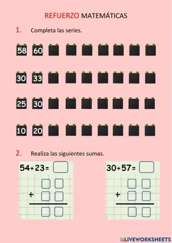 Cálculo y operaciones