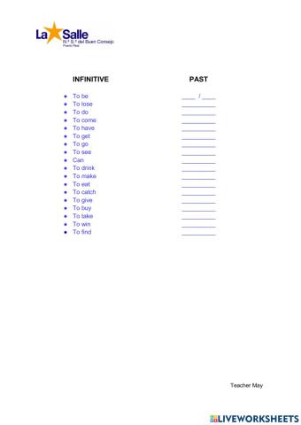 Irregular verbs II