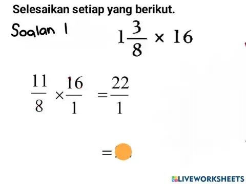 Gabungan operasi pecahan negatif positif