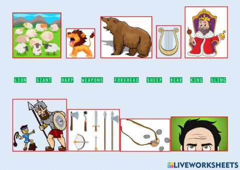 Lead-in DAVID and Goliath