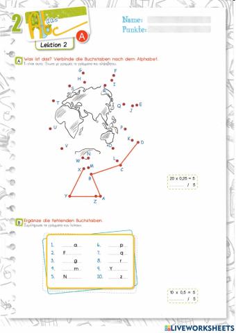Luftballons A, Lektion 1-4