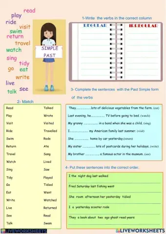 Simple past tense