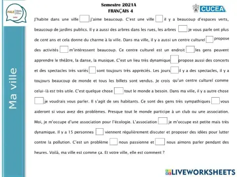 Qui, que, dont et où