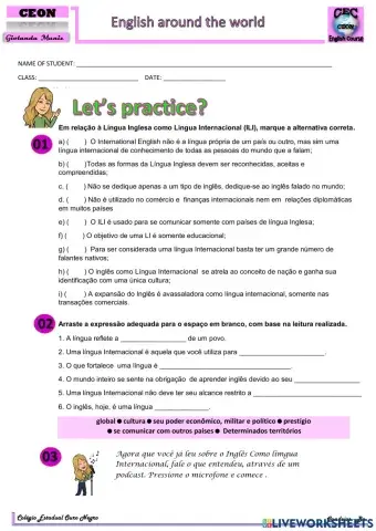 English around the world