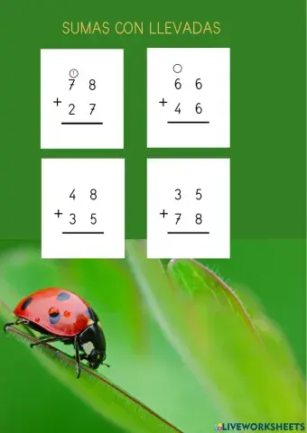 Sumas con llevadas