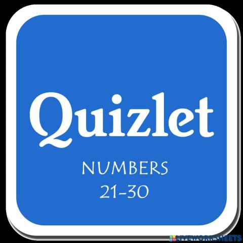 Quizlet numbers 21-30