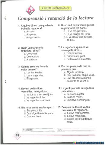 Quina regadora p.24 a 31