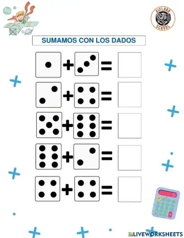 Sumas con dados