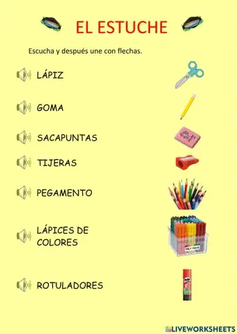 La mochila: el estuche