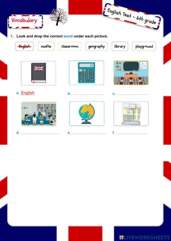 Test Unit 2 - C3 - Vocabulary