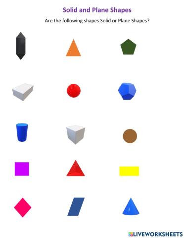 Plane and Solid Shapes
