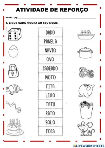Atividade de reforço
